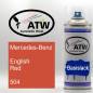 Preview: Mercedes-Benz, English Red, 504: 400ml Sprühdose, von ATW Autoteile West.